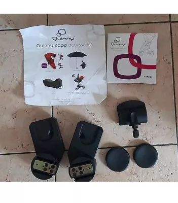 Quinny Zapp Pushchair Adapters Caps & Parasol Umbrella Clip • £27