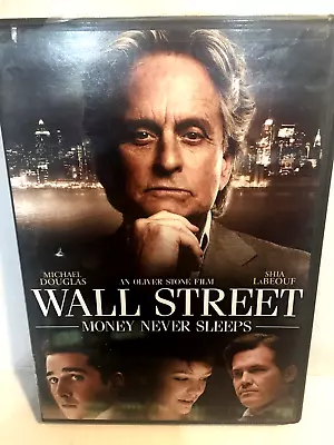 Wall Street Money Never Sleeps DVD Ships Free Same Day With Tracking • $6.65