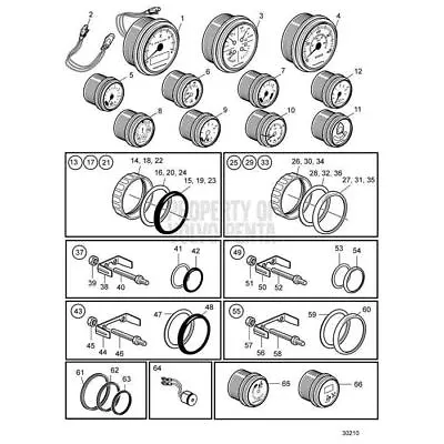 Volvo Penta Tach Kit #21628160 • $682.48