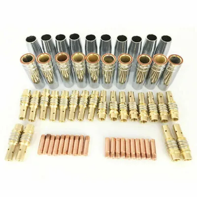 60Pcs MB-15AK MIG Welding Consumables Kits Tip Holder Conical Nozzle 0.8mm • $22.01