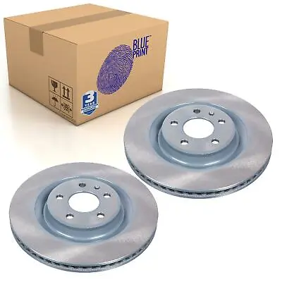 Pair Of Rear Brake Disc Fits Volkswagen Audi OE 4H0615601H Blue Print ADV184344 • $109.69