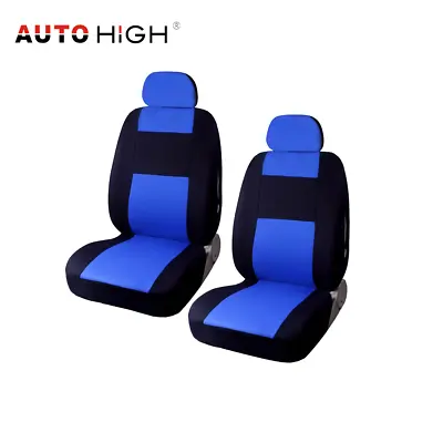 Auto Seat Covers For Car Truck SUV Van Universal Protector -2PC Front Seats Blue • $11.39