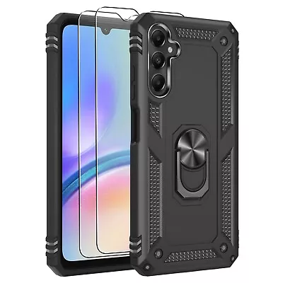 Case For Samsung Galaxy A35 A55 A25 A05s Ring Shockproof With 2 Screen Protector • £5.99