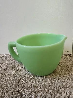 MCKEE Uranium Jadeite Green Measuring 2 Cup Pitcher GREAT Color • $27.99