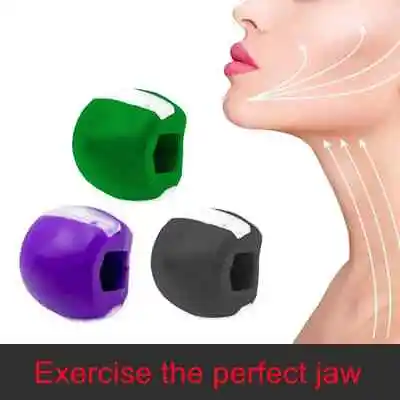 [2 PACK] Jawline Exerciser Mouth Exercise Toner Ball Neck Face Jaw Trainer • $9.99