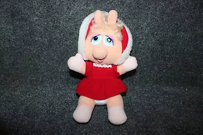 1987 Muppet Baby Miss Piggy Plush Vintage McDonalds Huggables Christmas Doll 11” • $10