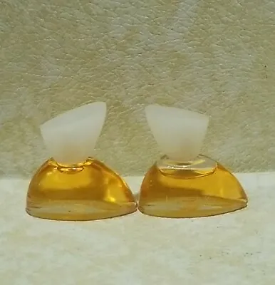 ( LOT OF 2 ) VINTAGE • LONGING By Coty 1/8 Oz PERFUME SPLASH • Mini • MINIATURE  • $59.99