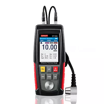 Digital Ultrasonic Thickness Gauge Tester Meter Range 0.039 To 8.85 In With Pro • $198.99
