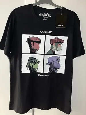 Gorillaz T-Shirt Tee (XL) Retro Vintage Music Artist Pop Demon Days Gorillas • $39.99