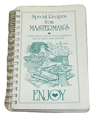 Vtg Special Recipes From Masterman’s Cookbook Auburn Massachusetts MA 90s 1996 • $22.49