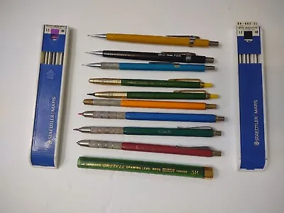 Lot Vtg Mechanical Pencils Charvoz Faber Castell Dietzgen Berol Automatic Pentel • $89.97