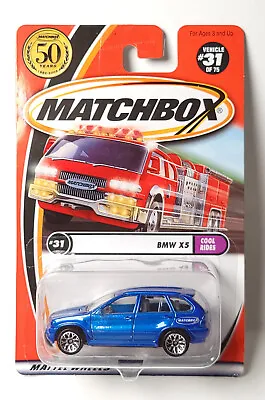 $18 • Buy Matchbox BMW X5 Blue Cool Rides
