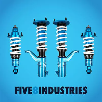 Five8 Industries Coilovers Height Adjustable For Honda Civic 2001-2005 Ep3 • $737