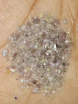 Pink Sparkle Delight: 2.00 Ct Natural Pink Silver Rough Uncut Diamond Very Small • £24