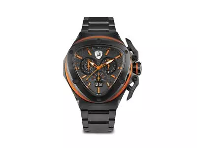 Tonino Lamborghini Spyder X Orange Quartz Watch 53 Mm ChronographT9XB-B • $1665