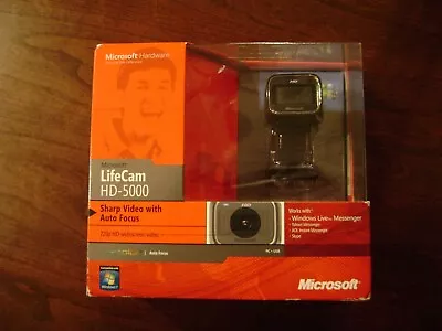Microsoft LifeCam HD-5000 720p HD Webcam Camera Brand New • $69.99