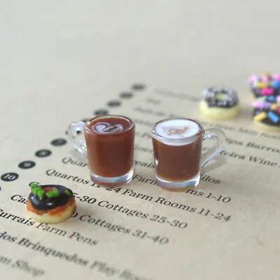 1/12 Dollhouse Miniature Accessories Decoration Mini Coffee Cup Drink ModelY.hf • $1.33