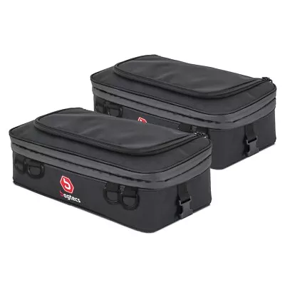 Aluminium Pannier Lid Bags 2X For Moto Guzzi Stelvio / V85 TT BF2 • $244.99