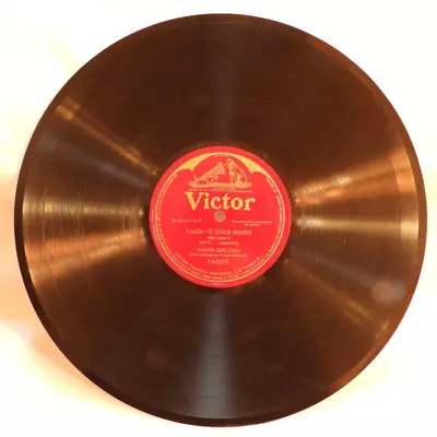 Victor One-Sided 12  Record W/ Lucia - II Dolce Suono #74509 • $9.95