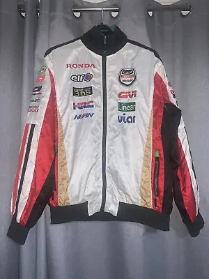 Men's LCR Honda Castrol Motocross Racing Jacket Size Medium M • £78.99