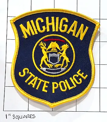 Michigan State Police -- State Police Shoulder Embroidered Patch  -  New • $6.50