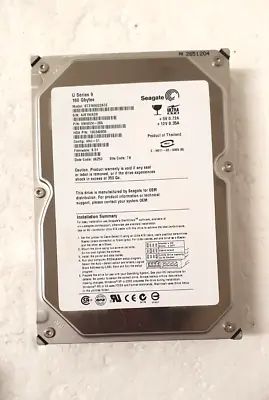 Seagate 160GB ST3160022ACE 7200RPM IDE PATA 3.5  Internal HDD Hard Disk Drive • £26.95