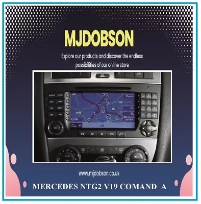 Mercedes Sat Nav Map Ntg2 V19 Comand  Uk&eu Navigation Disc A1698270600 • £21.50