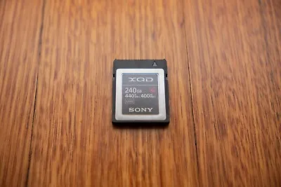 Sony 240GB XQD G-Series Memory Card QD-G240F (Near Brand-new) • $449