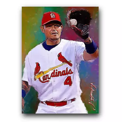 Yadier Molina #11 Art Card Limited 30/50 Vela Signed (St. Louis Cardinals) • $4.99