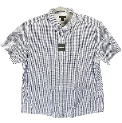 Eddie Bauer Mens 3XLT Wrinkle Free Relaxed Fit Oxford Shirt Moisture Wicking NEW • $35.88