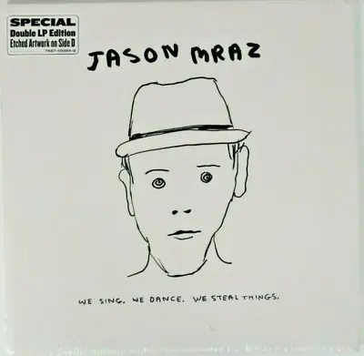 Jason Mraz - We Sing We Dance We Steal Things 2X Vinyl Album Sealed Bent Corner • $45