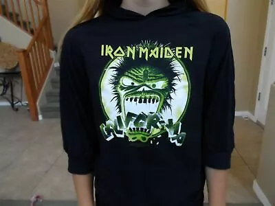 IRON MAIDEN - Rare 2006 California Pullover Jr. Hoodie ~BRAND NEW~ Jr. XL • $54.78