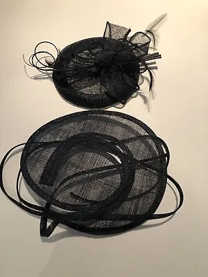 Black Head Fascinator Plus Unused Build Your Own Fascinator Base • £2