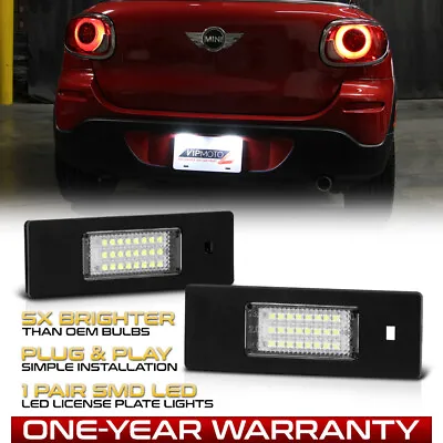 Full LED License Plate Lights For 07-17 Mini Cooper Clubman Paceman Countryman • $10.99