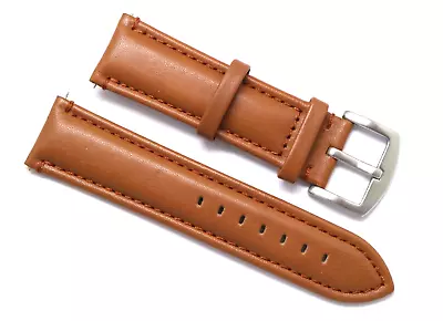 24mm Replacement Brown Genuine Leather Men Watch Band - Invicta Lupah 24 Men's • $13.25