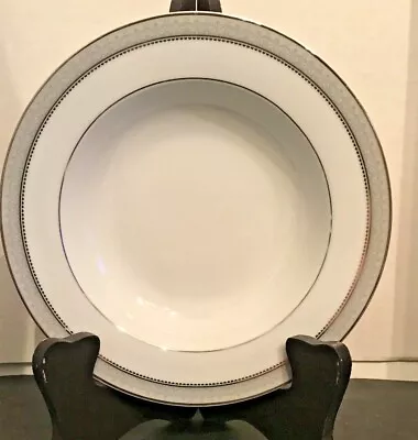 Mikasa Platinum Crown Fine China Soup Bowl 8 1/2”.  L3428 Dish Washer Safe • $5