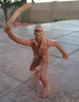 Vintage 1963 Marx Toys WWII Japanese Soldier W/ Sword 5” Figure • $8.75