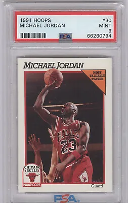 1991 Hoops #30 Michael Jordan PSA 9 • $23.40