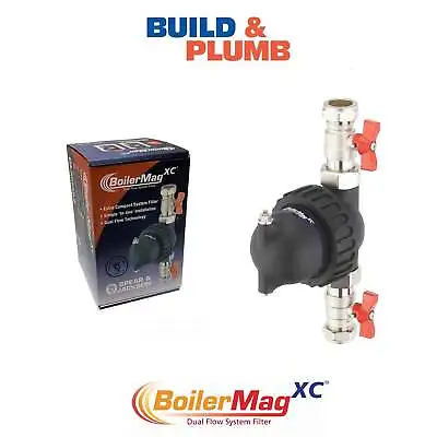 Boilermag BMXC22 Central Heating Compact Magnetic Filter 22mm Sludge Remover • £62.99