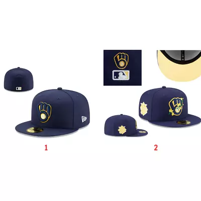 Milwaukee Brewers Baseball 59FIFTY Fitted Cap Hat • $10.99
