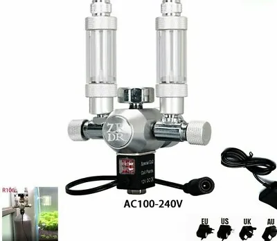 Aquarium CO2 Regulator Solenoid Valve Bubble Counter Control System Fish Tank • $74.74