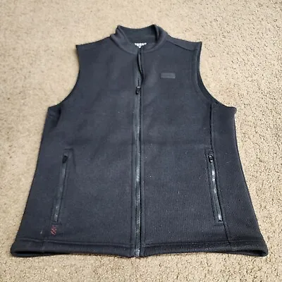 Rhone Vest Mens Medium Black Full Zip Fishing Outdoors Golf • $34.99