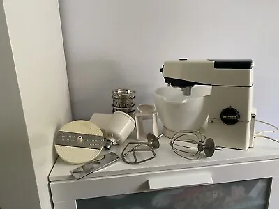 Vintage Kenwood Chef Mix Working With Attachments • £49.38