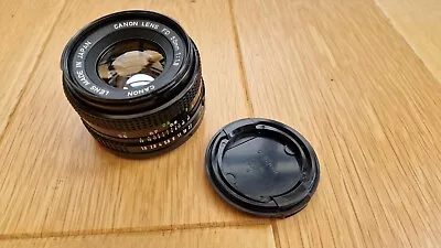 Canon FD 50mm F1.8 Prime Camera Lens W/ Box & Sony E-Mount Adaptor • £35