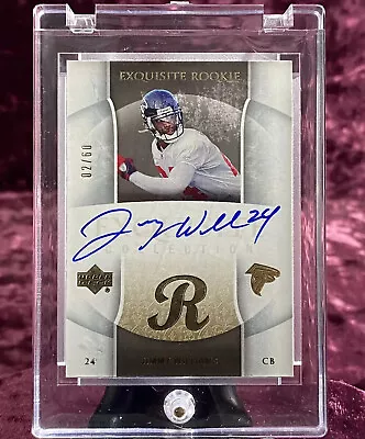 Jimmy Williams Exquisite Rookie Auto Gold #2/60 Virginia Tech VT Hokies Jersey # • $29.95