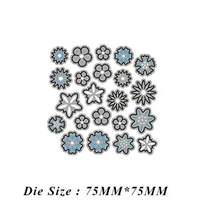 Mini Flowers Metal Cutting Stencil For Paper Card Scrapbooking Dies • £3.69