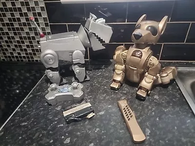 I-Cybie GOLD Robotic Dog Vintage Hasbro & WowWee Mega-Byte Pet Hound Droid RC IR • £5.50