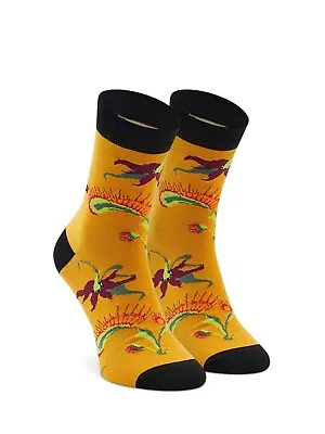 Vans Mens Classic Print Crew Sock / Golden Yellow / RRP £18 • £8