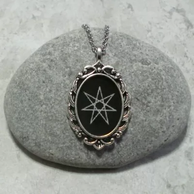 Elven Star Pendant Necklace Jewelry Antique Silver • $44.27