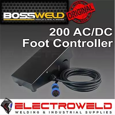 BOSSWELD Foot Control Suits AC/DC X-Series / 200E Welder Pedal 12 Pin 660201 • $249.95